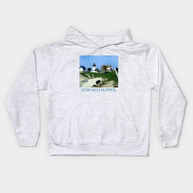 Squam Light (1912) by Edward Hopper Kids Hoodie by Naves